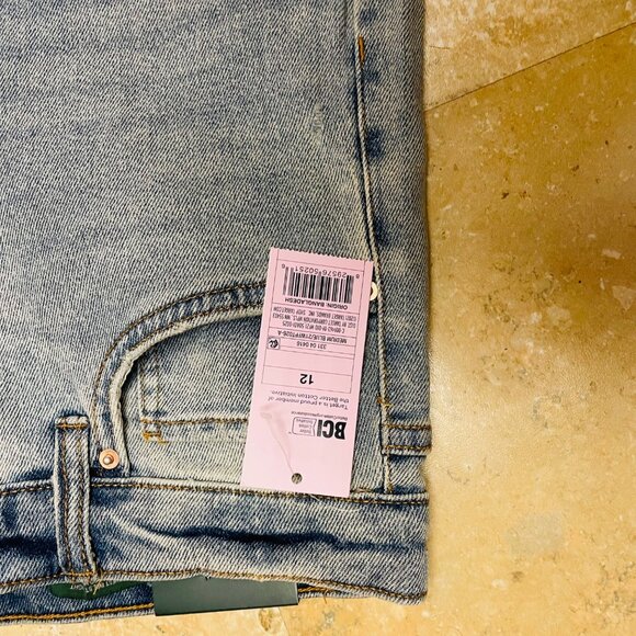 Wild Fable Womens Straight Leg Jeans Distressed  Blue Distressed Pockets High Ri - Picture 9 of 12